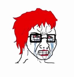 Crying feminist wojak Meme Template