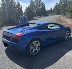 Liam Keel Blue 2004 Lamborghini (2) Meme Template