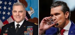 Milley vs Hegseth Meme Template