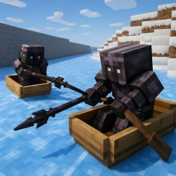 Spear duel minecraft Meme Template