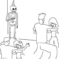 Spooky they don't know Meme Template