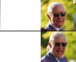 King Charles Meme Template