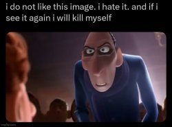 I do not like this image Meme Template