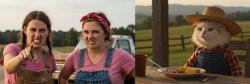 redneck smudge and angry lady Meme Template