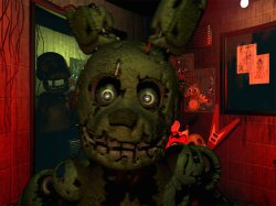 a girl springtrap jumpscare funny Meme Template