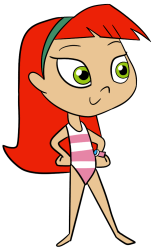 Atomic Betty Swimsuit restored PNG Meme Template