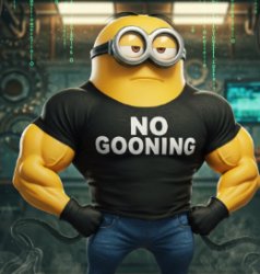 No Gooning Meme Template