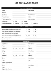 Job Application Meme Template