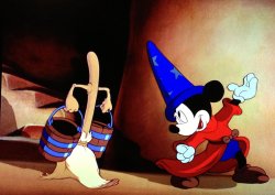 Fantasia Mickey Broom Meme Template