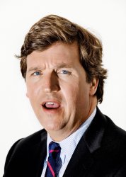 Tucker Carlson blathering Meme Template