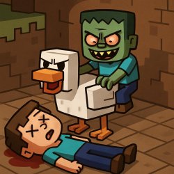 chicken jockey Meme Template