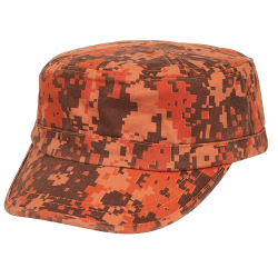 Red Camouflage Military Cap Meme Template
