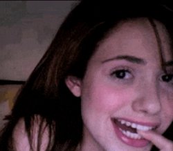 Girl putting finger in mouth Meme Template