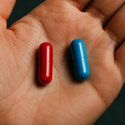 Red pill blue pill Meme Template