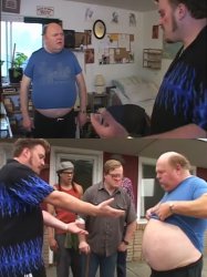 ya-lookin-at-my-gut Meme Template