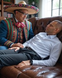 Hakeem Jeffries with Mexican therapist Meme Template
