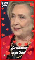Hillary Heart Throb Gorgeous Meme Template