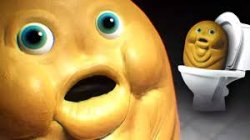 gutty eggs and skibidi fan. Meme Template