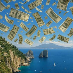 Capri view with Abundance Meme Template