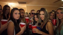 party girls judging you Meme Template