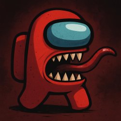 Among us imposter Meme Template