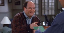 George Costanza - made it up Meme Template