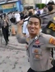 Happy riot police Meme Template