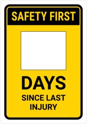 Days since last injury Meme Template