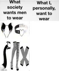 i don't want to be a femboy Meme Template