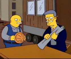 Simpsons missing cinder blocks Meme Template