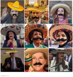 Democrats in Sombreros Meme Template