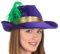 Girl wearing pimp hat Meme Template