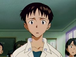 Shinji Ikari worried face Meme Template
