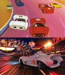 Speed Racer - Old vs New Meme Template