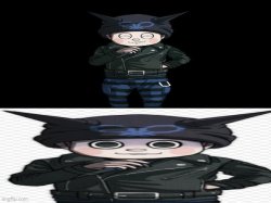 Ryoma laughing then serious Meme Template