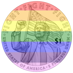 Trump coin Meme Template