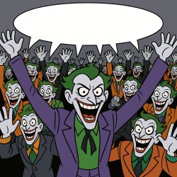 NPC JOKER Meme Template