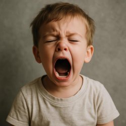 Kid was screaming Meme Template