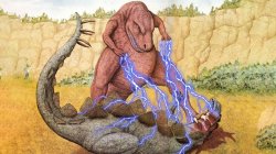 dinosaur zapping stegosaurus Meme Template