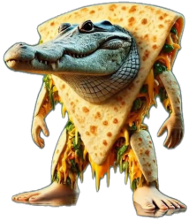Quesadilla Crocodilla Meme Template