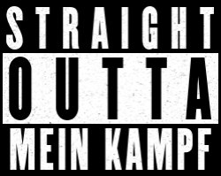 Straight Outta Mein Kampf  Trump MAGA Meme Template
