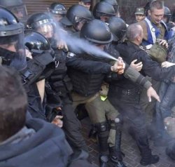 Cop Pepper Spray Themselves Meme Template