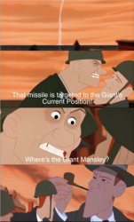 WHERES THE GIANT, MANSLEY Meme Template