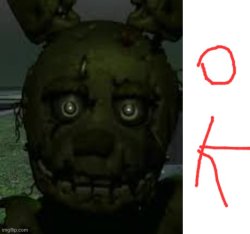 peeing springtrap 2 Meme Template