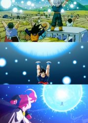 Goku genki dama Meme Template