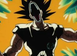 Goku Scream Meme Template