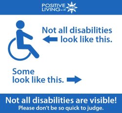 Not all disabilities look like this Meme Template