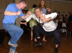 white man dancing Meme Template