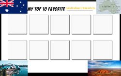 Top 10 Favorite Australian Characters Meme Meme Template