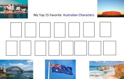 Top 15 Favorite Australian Characters Meme Meme Template